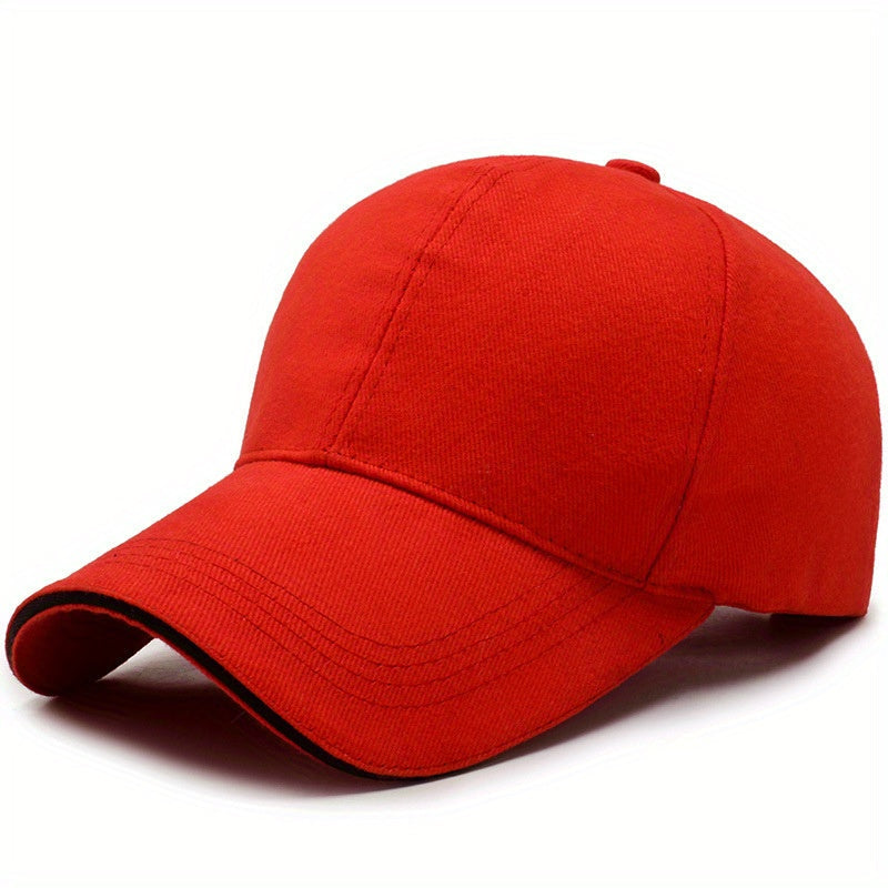 Christmas Gift: Low Profile Solid Color Baseball Cap for Men and Women, featuring a Classic Dad Hat Design