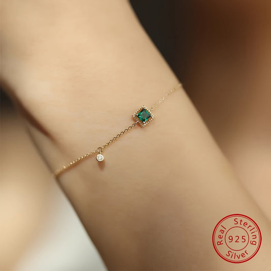 Simple yet elegant, this high-end S925 sterling silver bracelet is the perfect accessory for any woman. With a Japanese light luxury retro design, this thin bracelet is sure to complement any outfit. It makes a great gift for your girlfriend on