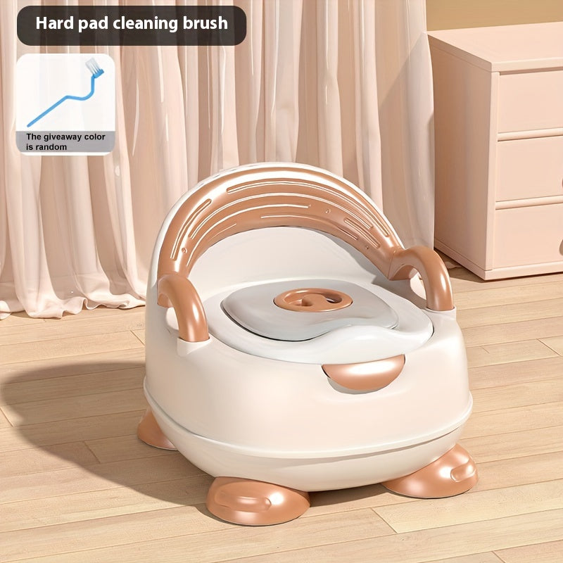 Kids' Potty Training Seat - Shiny Gold, Strong Plastic, Great for Boys & Girls - Perfect Present for Christmas, Halloween, Thanksgiving