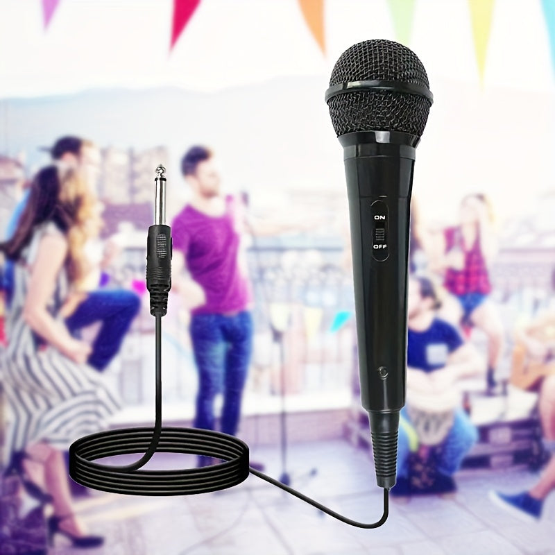 Dynamic Wired Microphone Trolley with 6.5mm Plug for Karaoke and Conferences