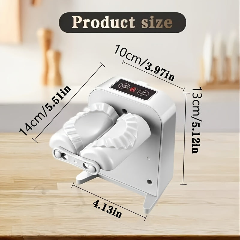 Electric Dumpling Maker for Home Use, Rechargeable and Fully Automatic - Can Make up to 1500 Dumplings, Perfect for Lazy Homemade Dumplings