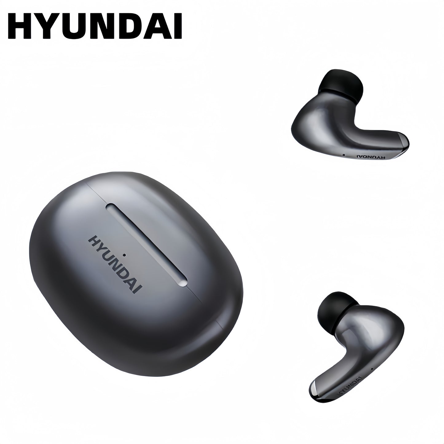 Hyundai 2024 Earbuds offer high-resolution sound quality, dual AAC & SBC decoding, enhanced connectivity with a new 5.3 chip, intelligent noise cancellation, smart control, comfortable fit