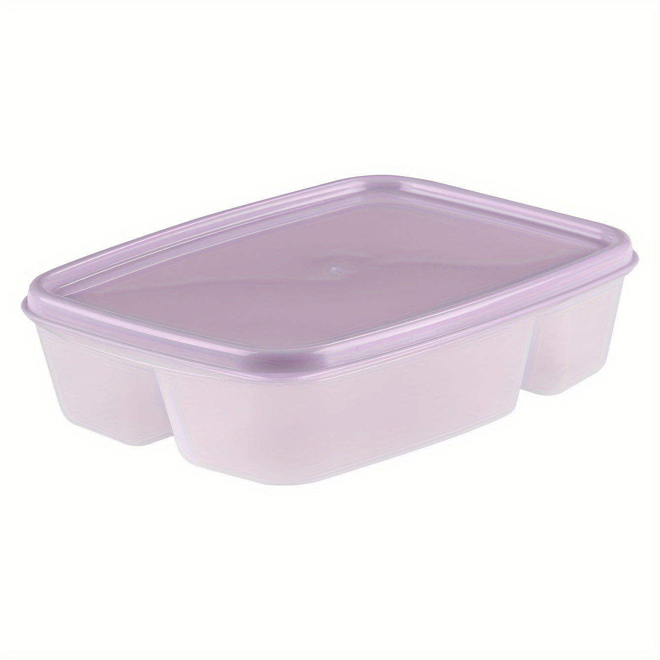 Set of 1 Meal Prep Containers with 3 Compartments - Perfect for Portioning Food at Work, School, Picnics, and more. Ideal for Casseroles, Lasagna, Baked goods, and more!