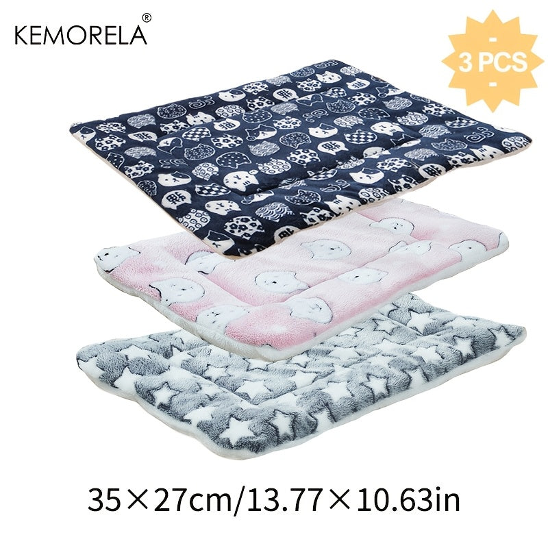 KEMORELA 3-piece bedding set for small animals, suitable for all seasons.