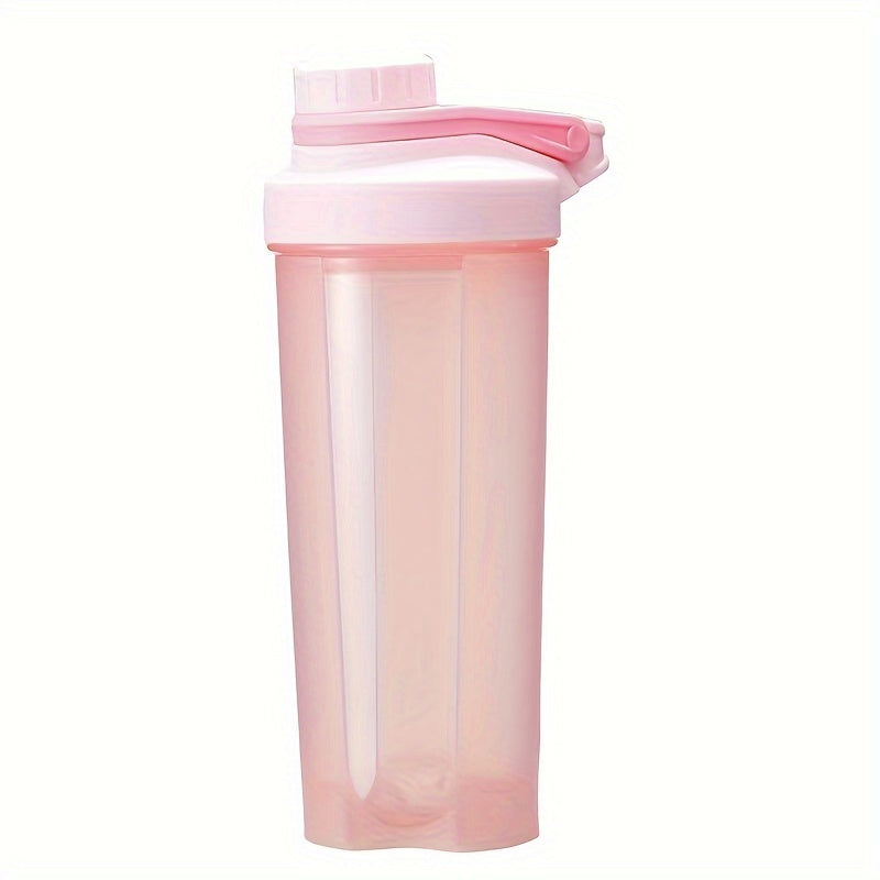 Leak proof protein shaker bottle, 700ml/24oz capacity, BPA free, portable, easy to clean, ideal for gym, fitness, and sports.