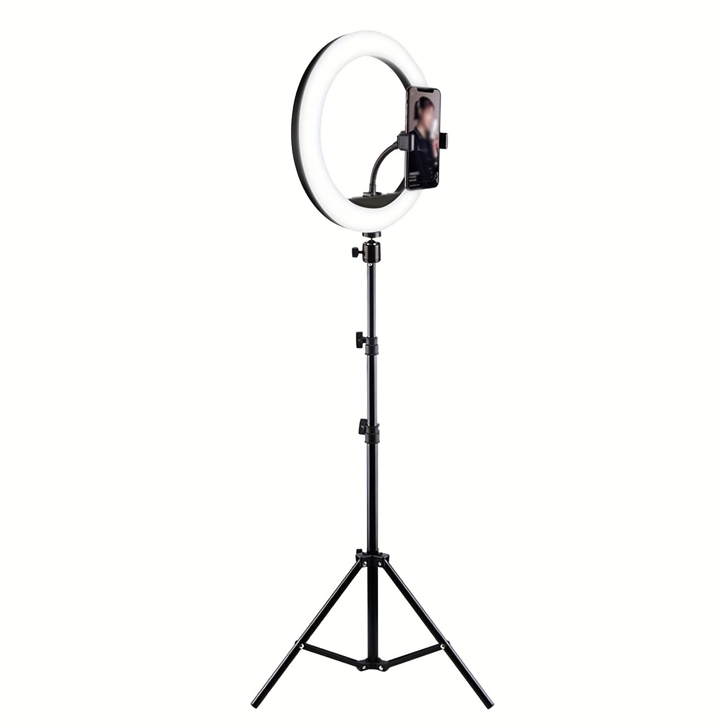 20.32cm Selfie Ring Light on 120.09cm Flexible Tripod Stand