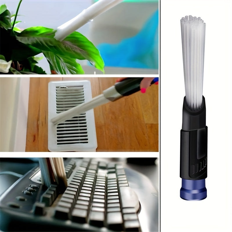 Dust Cleaner Attachment Kit for Home and Car - Includes Small Suction Brush Tubes for Easy Cleaning - Flexible and User-Friendly Design with Various Attachments