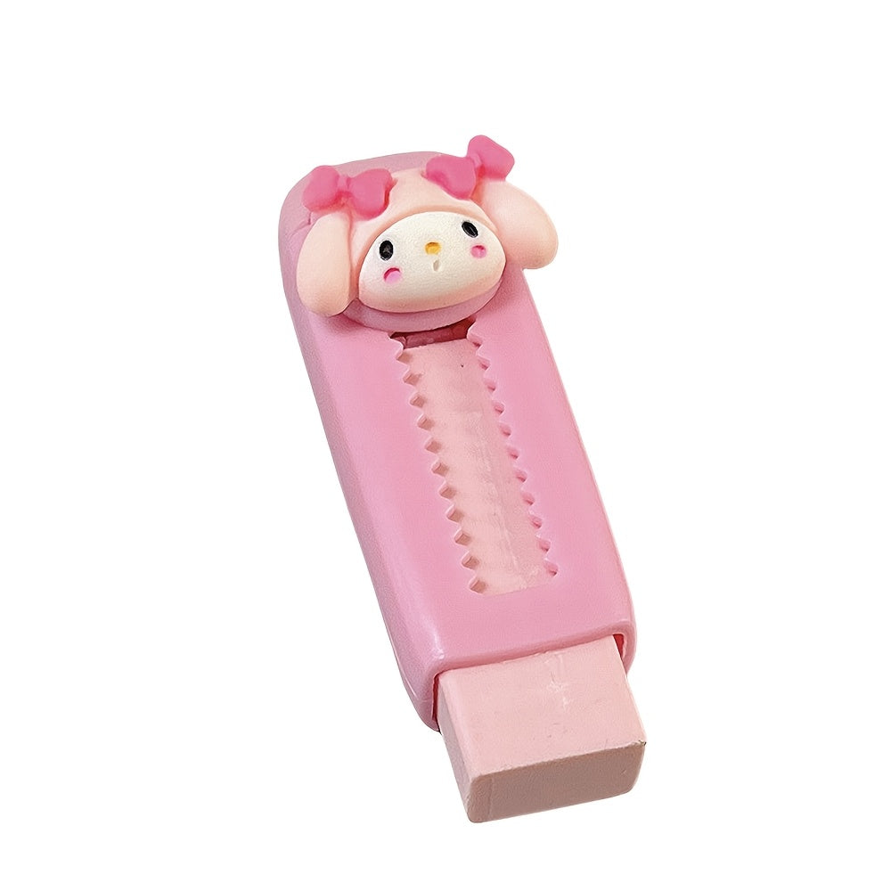 Sanrio Hello Kitty Retractable Eraser for clean, colorful erasing in office or school.