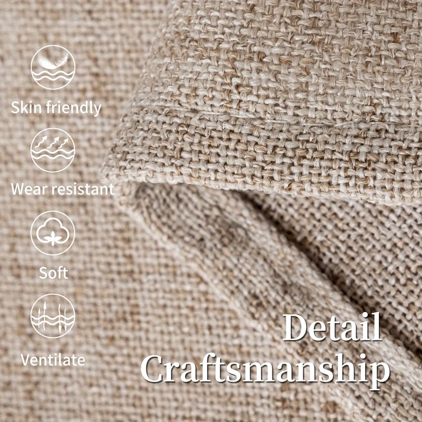 Two pieces of Japanese-inspired imitation linen curtains, featuring a simple European style that adds a touch of American pastoral charm to your bedroom and living room. These light-blocking curtains are perfect for tea rooms, studies, and kitchens, with