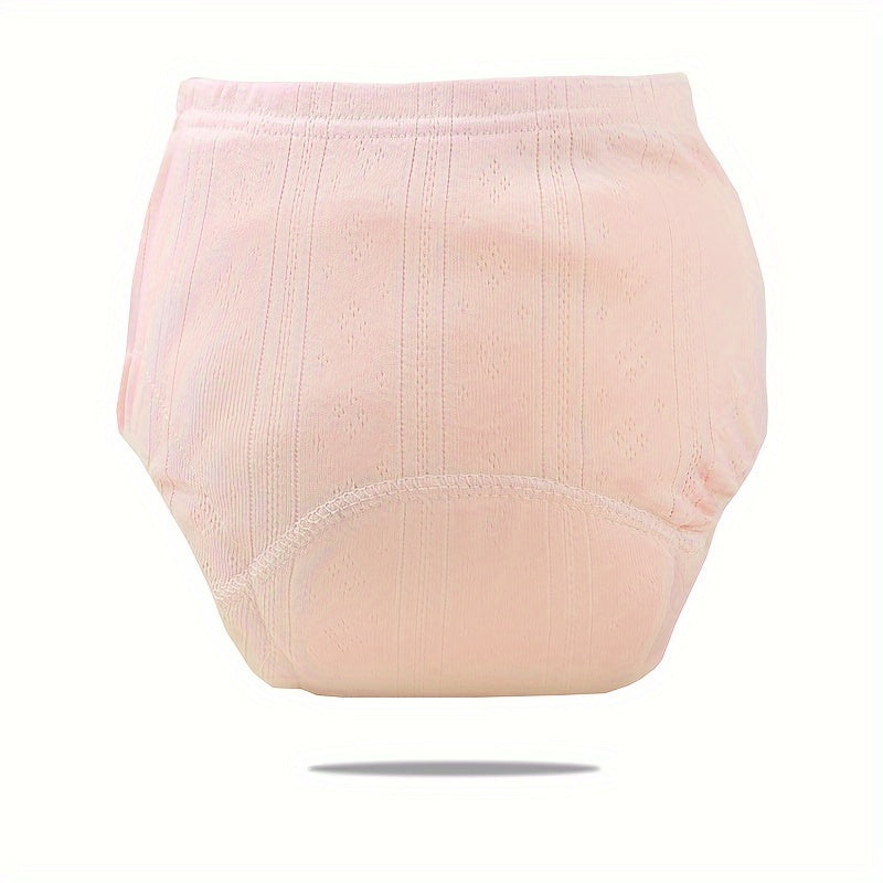 Breathable Cloth Diapers - Set of 3 Cotton Training Pants for Babies 0-3 Years - Washable Diaper Covers with Leakproof Protection for Boys and Girls