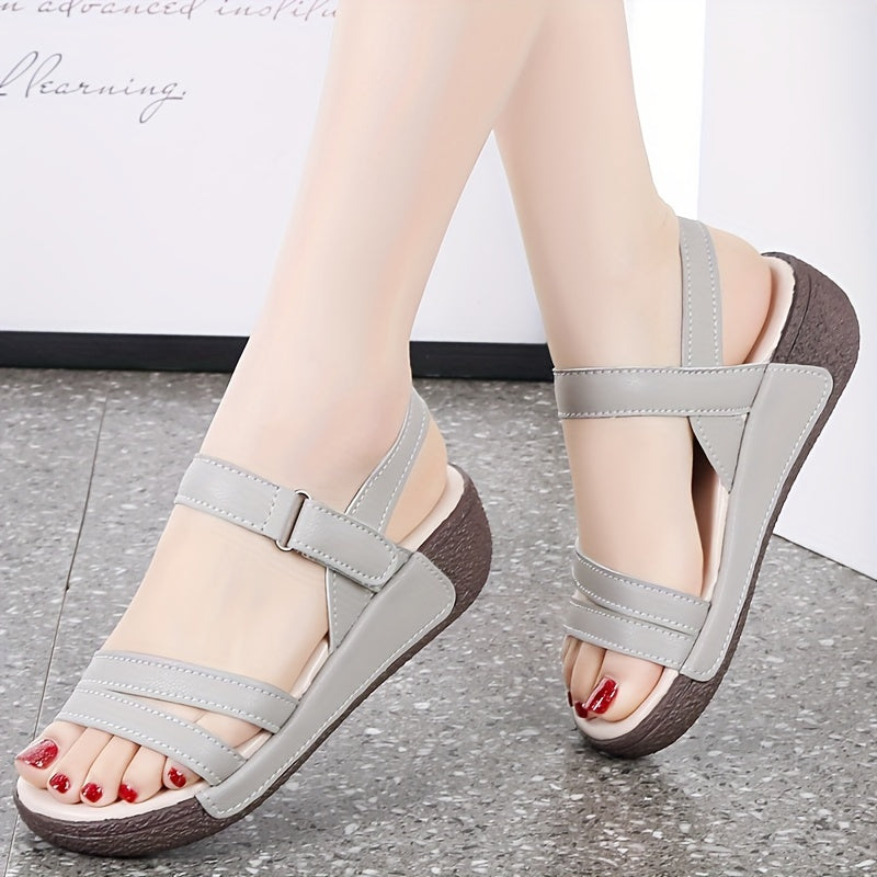 Women's open-toe sponge cake bottom fairy sandals