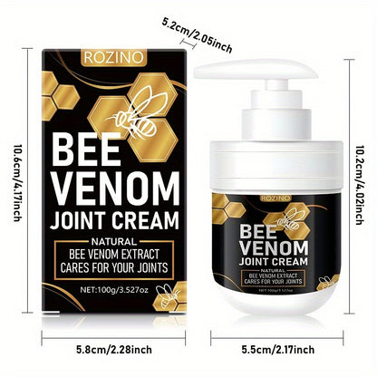 New Bee Venom Cream for Joint Care, specifically designed for back, neck, hands, and feet.