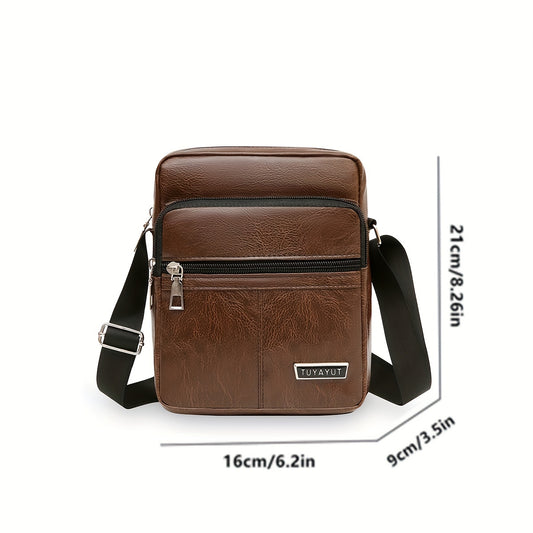 Casual Lightweight Men's Zipper Satchel Bag