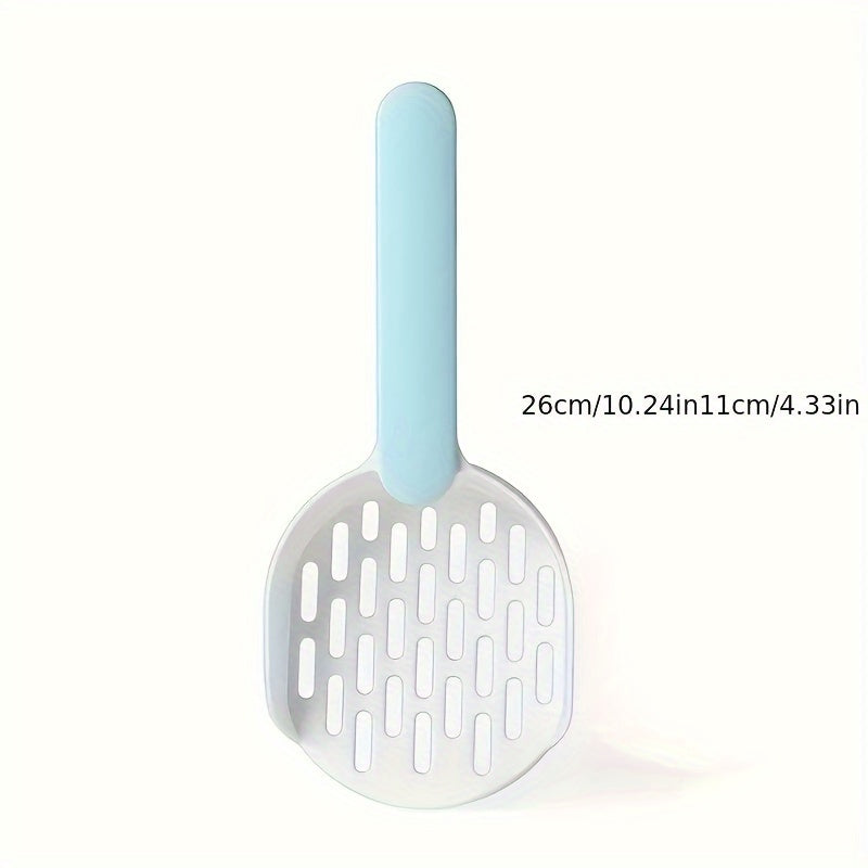 Large and small cat litter shovel set for pet toilet cleaning.