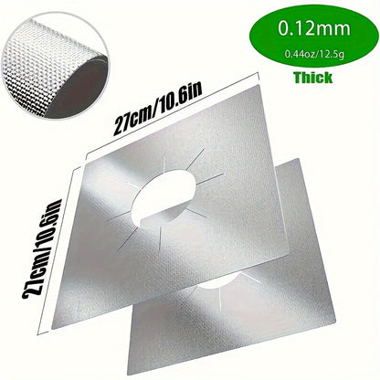 Teflon gas stove protective cover, 0.12mm thick, reusable, non-stick, quick clean mat for home kitchen supplies.