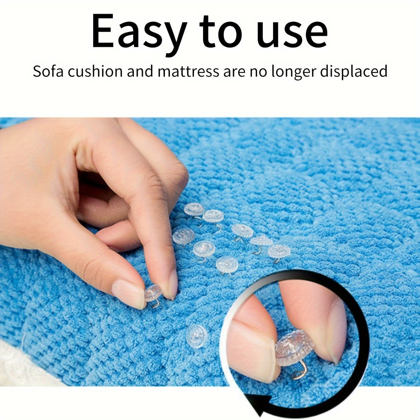 10/20/50 piece sets of bed sheet fixers: Twist Nails