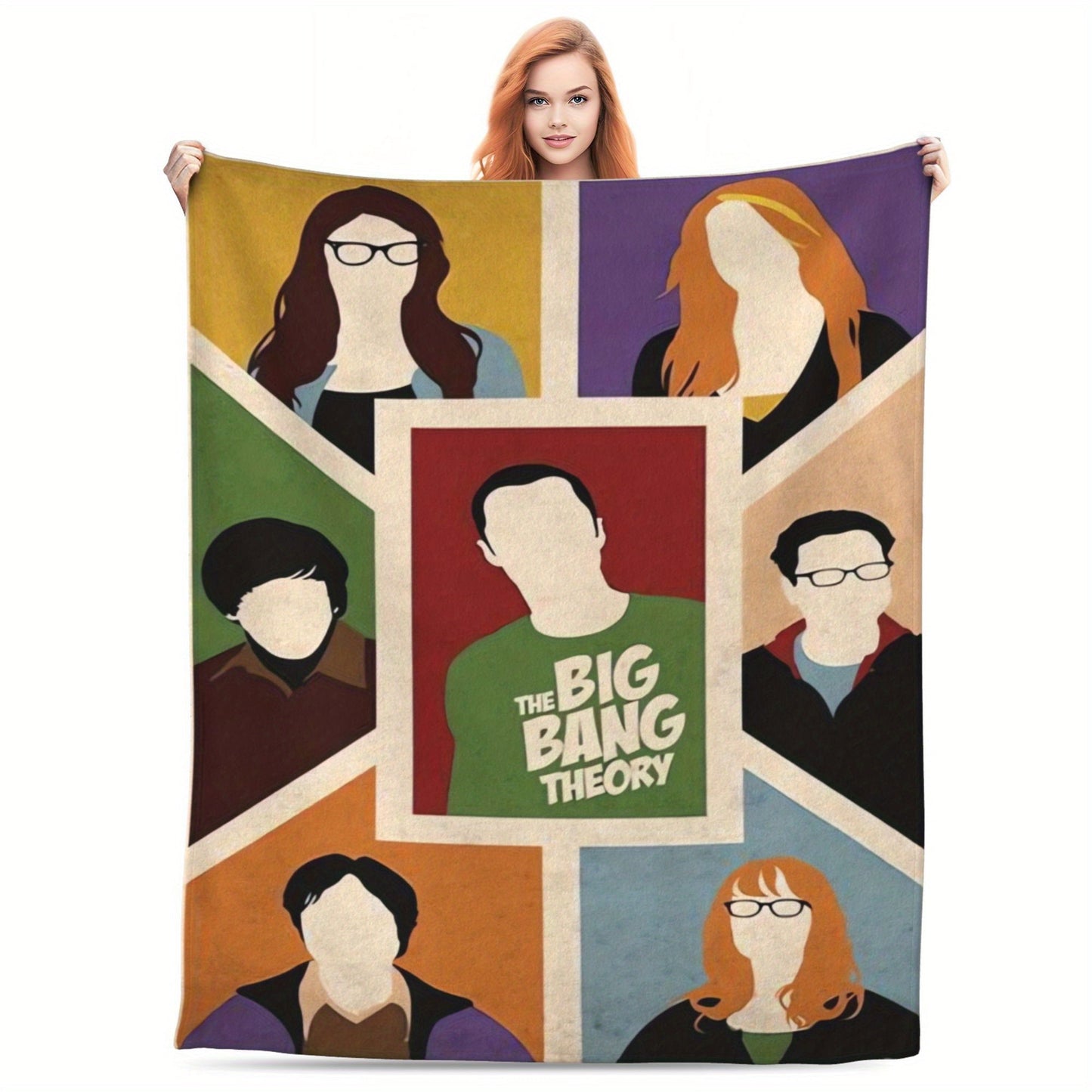 Stay cozy in style with the Big Bang Theory Flannel Fleece Throw Blanket. This soft and warm blanket is perfect for all seasons, featuring a contemporary digital print design. Made from polyester, this multipurpose blanket is ideal for use on your sofa