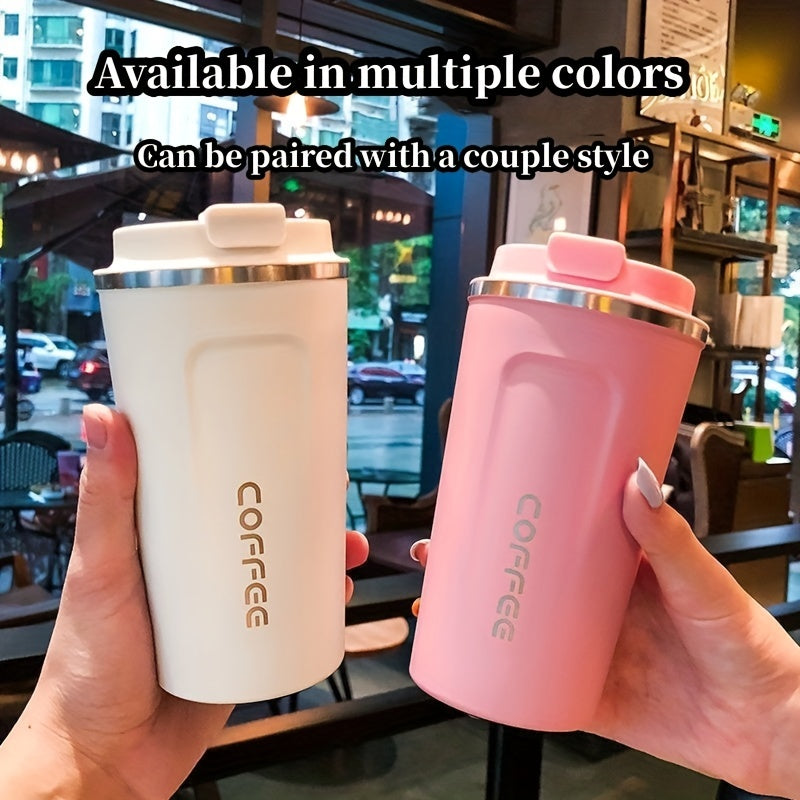 High-end European Latte Cup with Insulation and Cold Insulation, Perfect for Men and Women. Portable and Exquisitely Designed Coffee Mug.