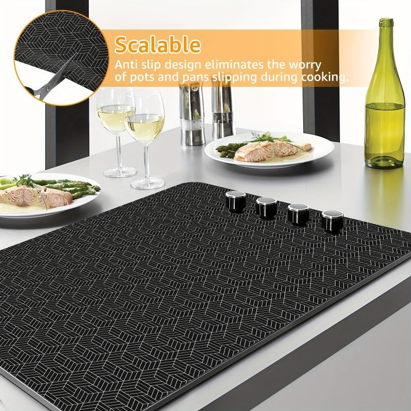 Silicone Kitchen Stove Mat - Extra-Large Size, Heat-Resistant, Non-Slip Countertop Protector with Anti-Scratch Design for Oven, BBQ, and Cooking