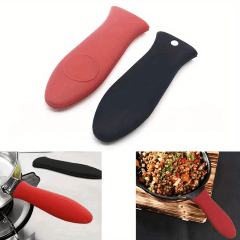 HeatGuard Silicone Insulated Pan Handle Cover - Non-Electric Grip Sleeve for Hot Pots and Pans - Reusable and Heat-Resistant