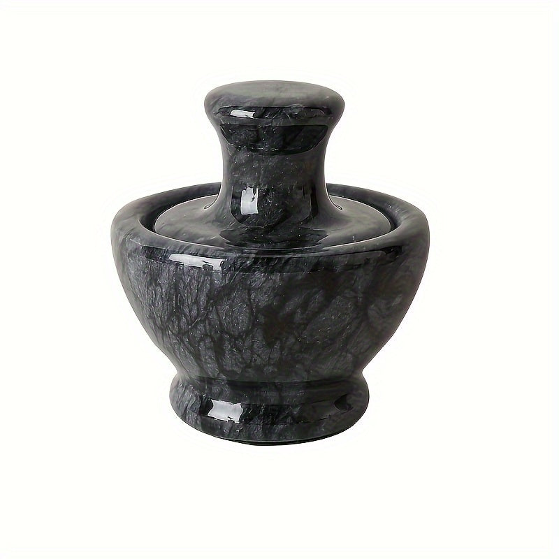 Premium Marble Mortar and Pestle Set for Easy Grinding of Spices, Garlic, Pepper, and Pills in the Kitchen