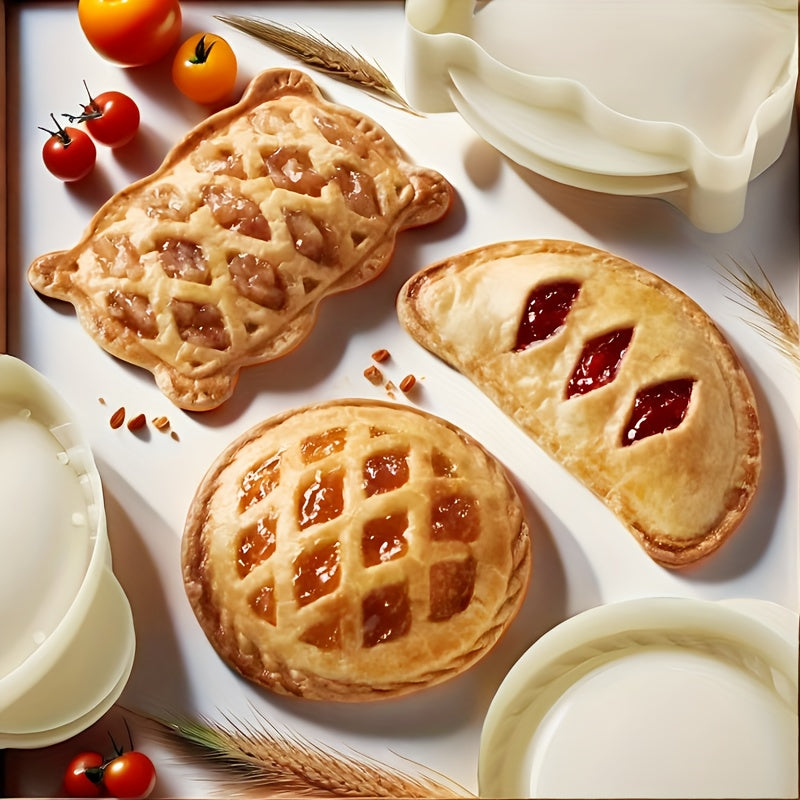 Set of 3 Classic Style Apple Pie Molds for Fall, Great Deal for Cross-border Shoppers