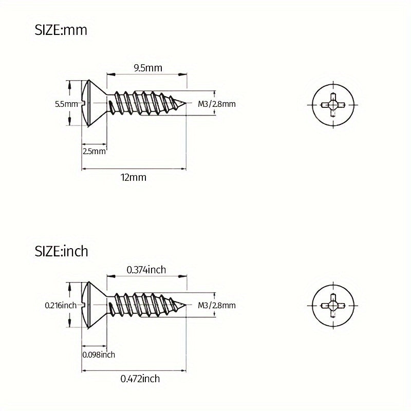 Pack of 50 includes screws for electric guitar and bass pickguards, picks, and installation screws.