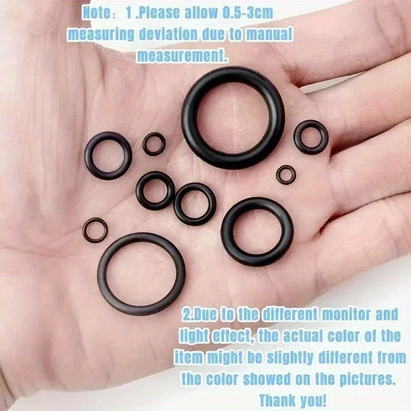 225-piece O-Ring Assortment Set for Automotive & Machinery with Oil & Water Resistant Rubber Seals.