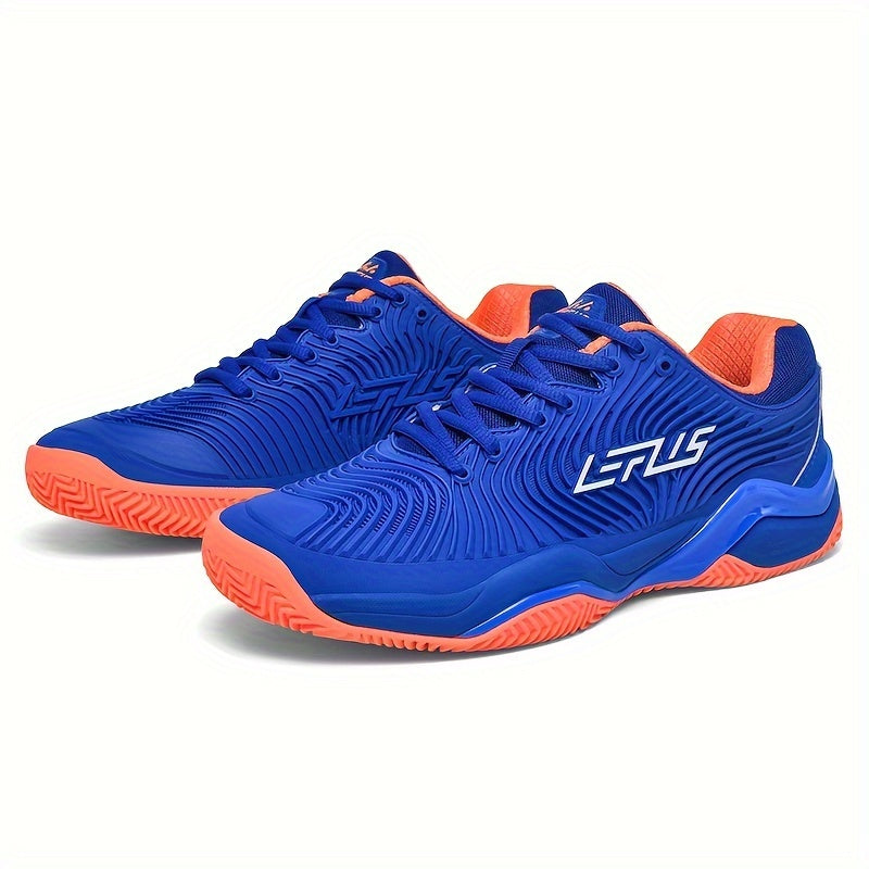 LEFUS Men's Court Shoes for Pickleball, Badminton & Tennis - Durable all-season sneakers with non-slip sole, shock-absorbing insole & fabric upper.