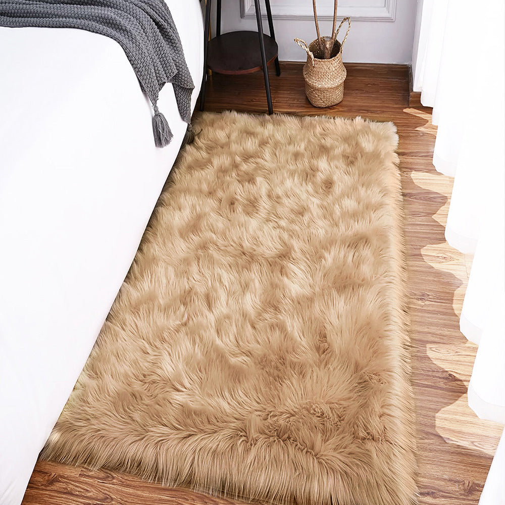 Plush Carpet Rug Perfect for Home Decor - Luxuriously Soft and Fluffy for Any Room in Your House