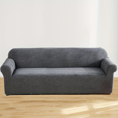 Stretch Sofa Cover with Embossed Design, Fits All Furniture in Nordic Minimalist Style.