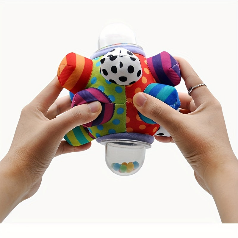 Baby Bomb Rattle Ball - Tactile Sensory Cloth Ball for Babies Ages 0-1 - Three-dimensional Hand Grab Toy for Halloween, Christmas, and Thanksgiving Gift.