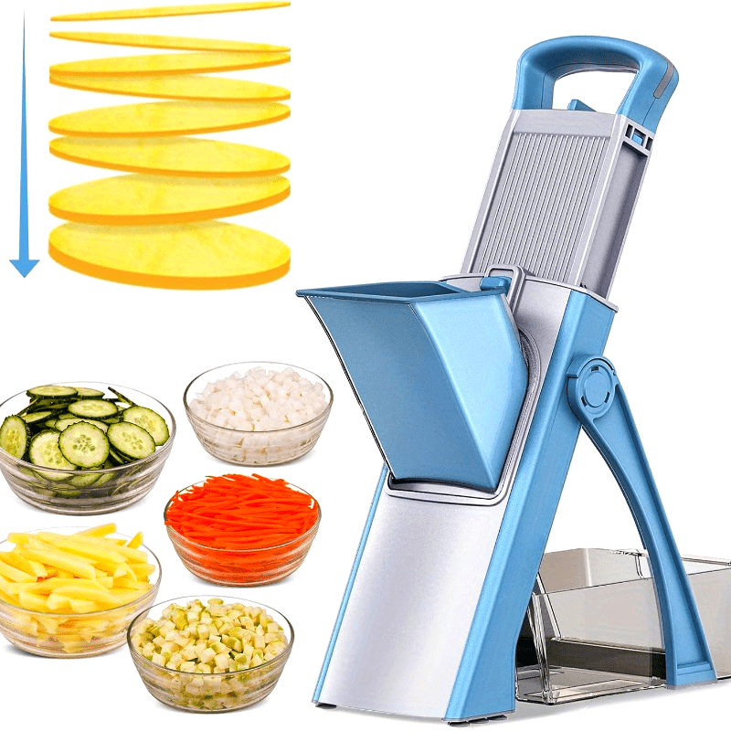 Durable ABS Material Kitchen Slicer - Versatile, Safe, and Easy-to-Use for Cutting Fruits, Vegetables, and Potatoes