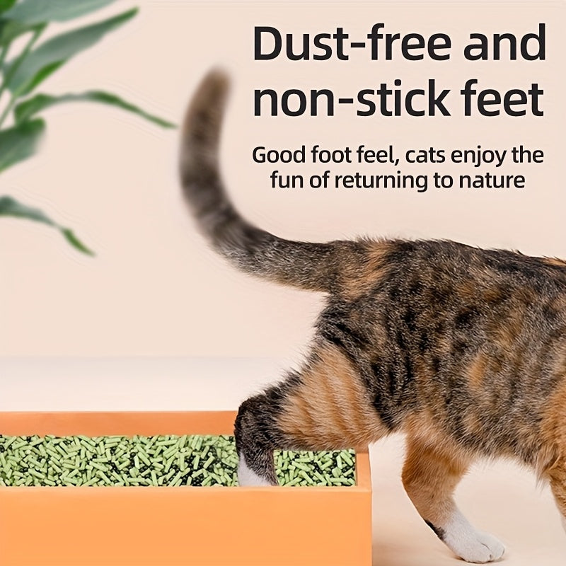 Natural plant-based cat litter deodorizer beads neutralize odors, create a fresh scent, and are pet-friendly and non-toxic.