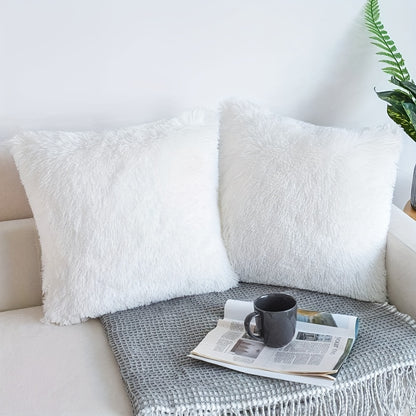 Soft plush pillowcase for comfortable sleep and home décor.