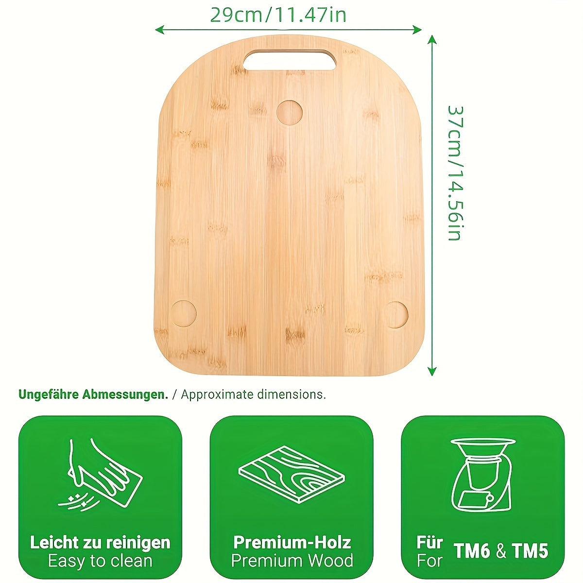 Upgrade your TM6/TM5 Food Processor with this high-quality Wooden Slide featuring a fast-gliding roller board. Enhance your food processing experience with this perfect accessory.