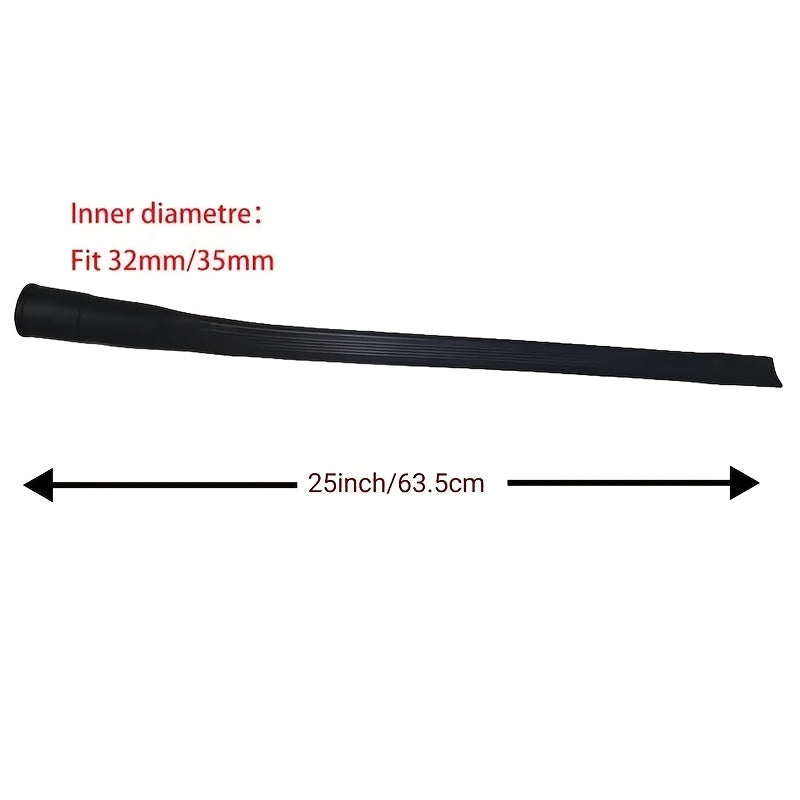 1 piece of a 25-inch Flexible Vacuum Crevice Attachment Tool Kit, compatible with all 1-1/4'' or 1-3/8'' (32mm) vacuum hoses.