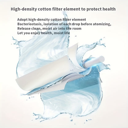 50 Cut-to-Fit Humidifier Filter Cartridges - Easy-Install, No-Tools Required, PET Material, Ideal for All Air Humidifiers