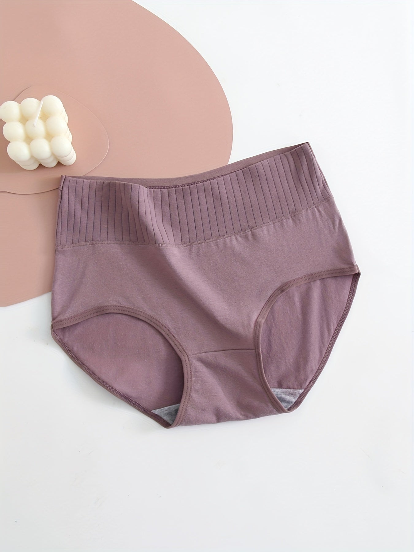 Women's 4-pack briefs made of comfortable breathable fabric in solid colors.