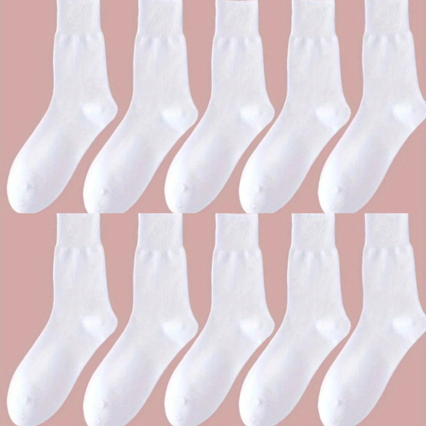 5 pairs of breathable, comfortable plus-size socks for men, designed for wider feet.