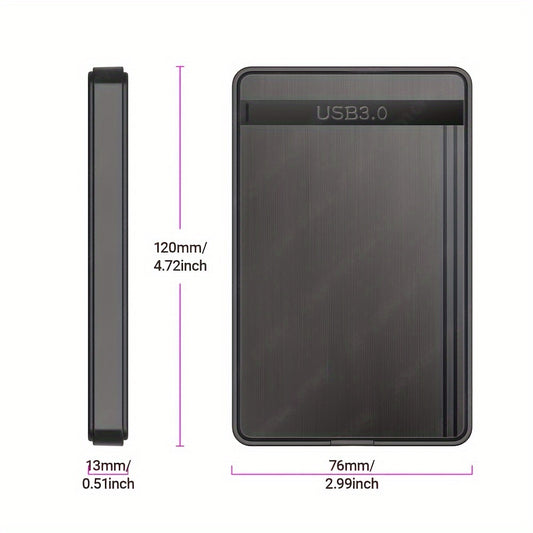 JEYI 2.5" SATA 3.0 USB 3.0 SSD Внешний Корпус, Черный без HDD