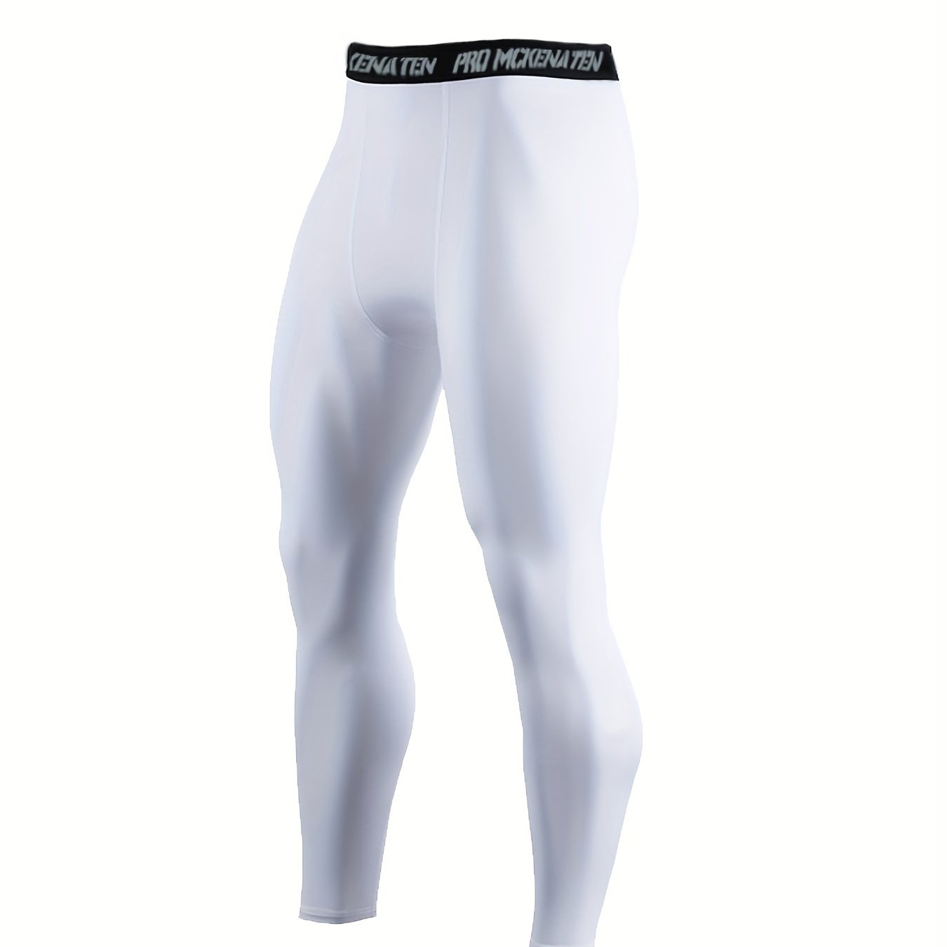 Men's compression pants for basketball, running, and gym workouts.