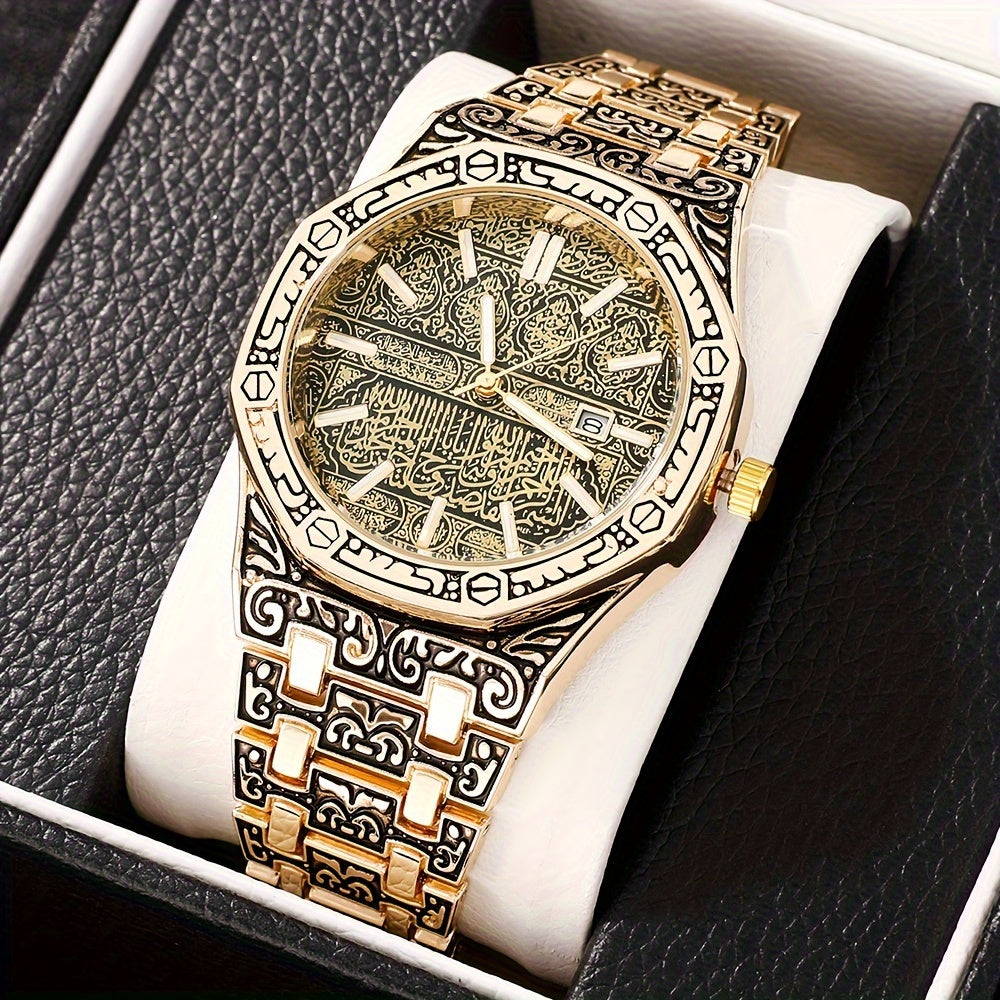 Stylish Business Quartz Watch for Men, Perfect Gift