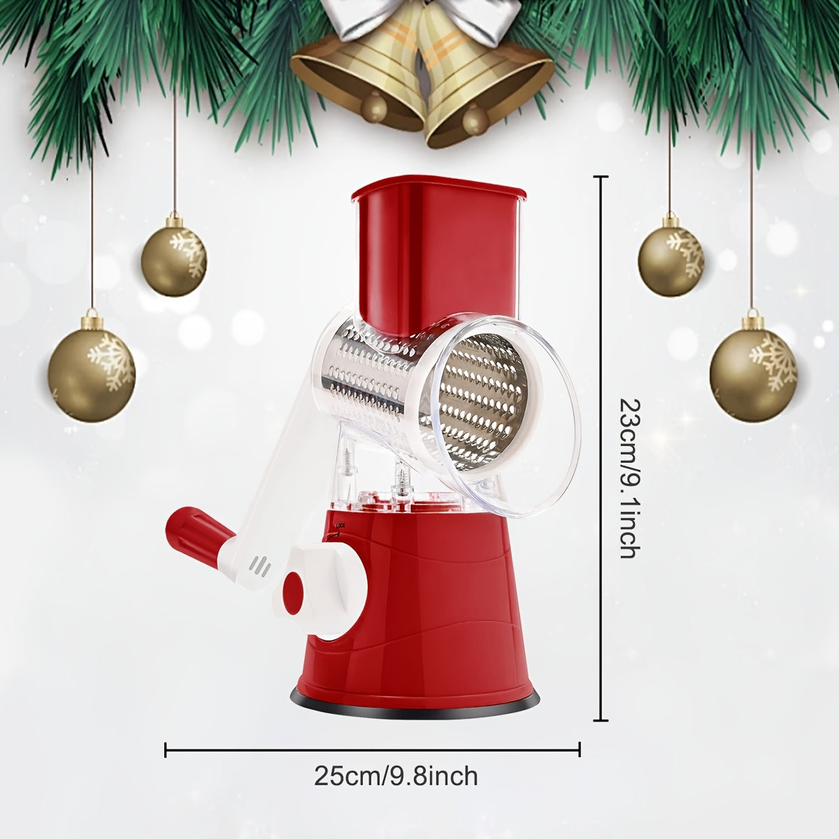 Gourmet Shortcut Vegetable Slicer Set - A Convenient and Safe Tool for Christmas Presents! Made with Food-Safe Plastic, Suitable for a Variety of Ingredients and Holiday Recipes.