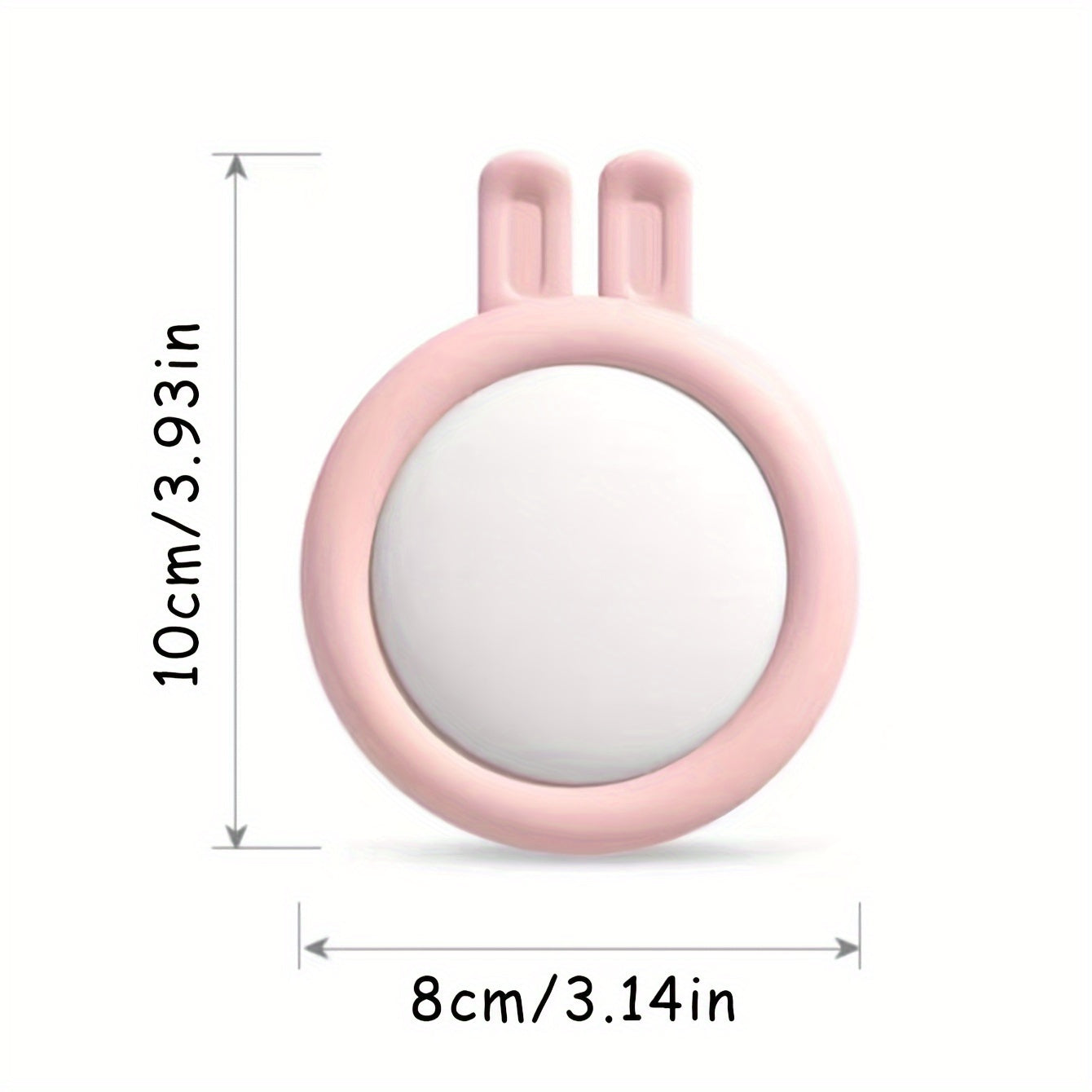 Modern Rabbit Ears LED Night Light with Light Sensor, European Standard Plug, Animal Theme Lamp, Bedroom Décor, No Batteries Needed