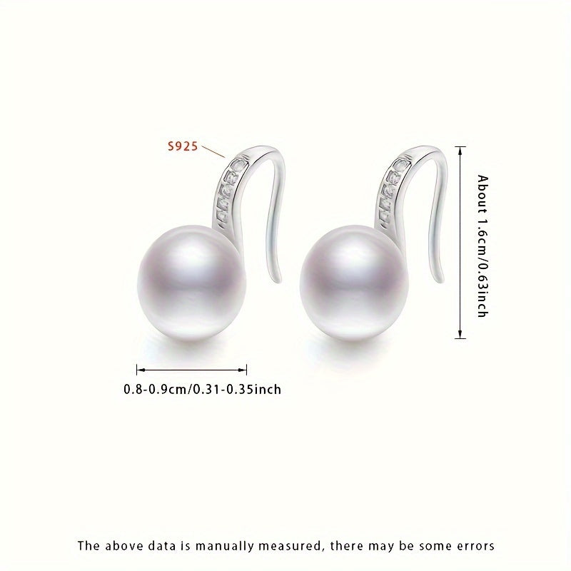 A must-have gift, the Gift Box Set includes a pair of Women's Fashion Dangle Earrings made of S925 Silver and featuring 8-9mm Full Pearl. These Strong Light Natural Freshwater Pearl Earrings showcase the beauty of Natural Pearls, with slight variations