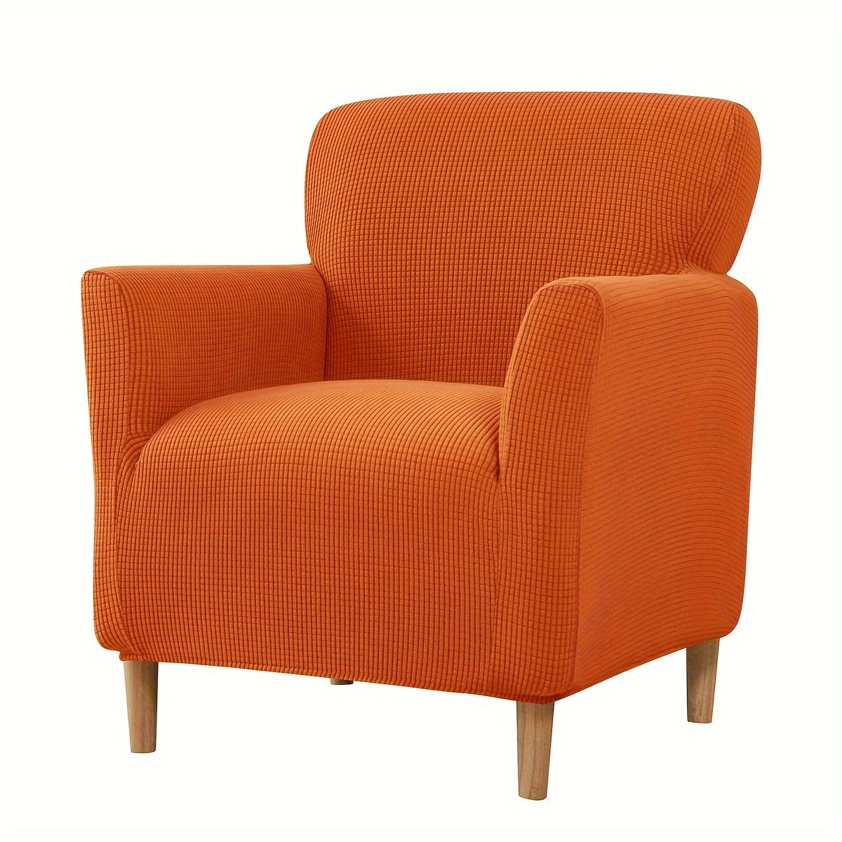 Zamonaviy armchair slipcover, sirpanishga qarshi dizayn, mashinada yuviladigan polyester/spandex va elastik tasma bilan yopish - standart armchairlarga mos keladi.