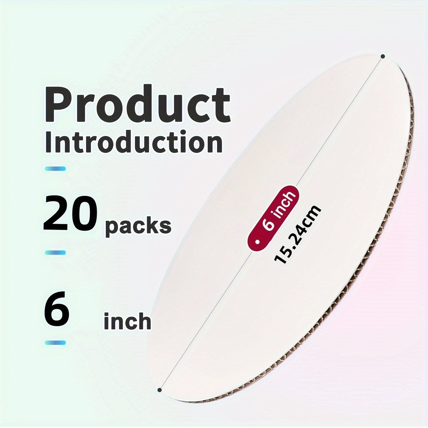 Get a pack of 20 high-quality white cake boards, available in 4 different sizes (15.24/20.32/25.4/30.48 cm round). Made from food-grade cardboard, these bases are perfect for creating beautiful cakes and desserts for special occasions like Valentine's