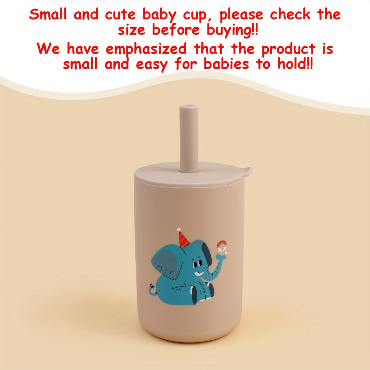 Personalized TYRY.HU 6oz Mini Water Cup with Name, Educational Portable Unbreakable Training Cup with Straw & Lid, Silicone Water Cup for Kids, Non-Toxic BPA Free Feeding Cup, Perfect Easter Gift