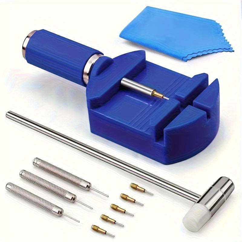 Kit includes 11 pieces for easy removal of watch links, perfect for adjusting watch bands and removing pins. A great gift choice for watch enthusiasts.